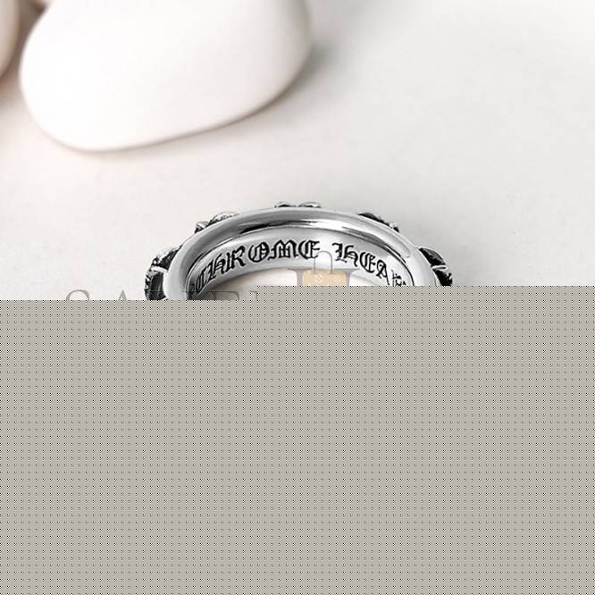 CHROME HEARTS STAR BAND RING