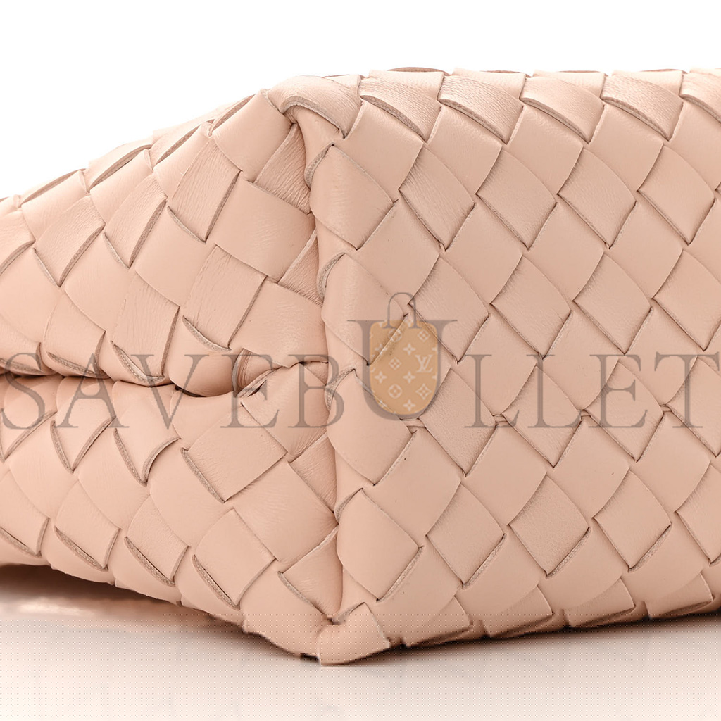 bo*te*ga Ve*ne*ta nappa intrecciato small andiamo shoulder bag nude  (25*20*10cm)
