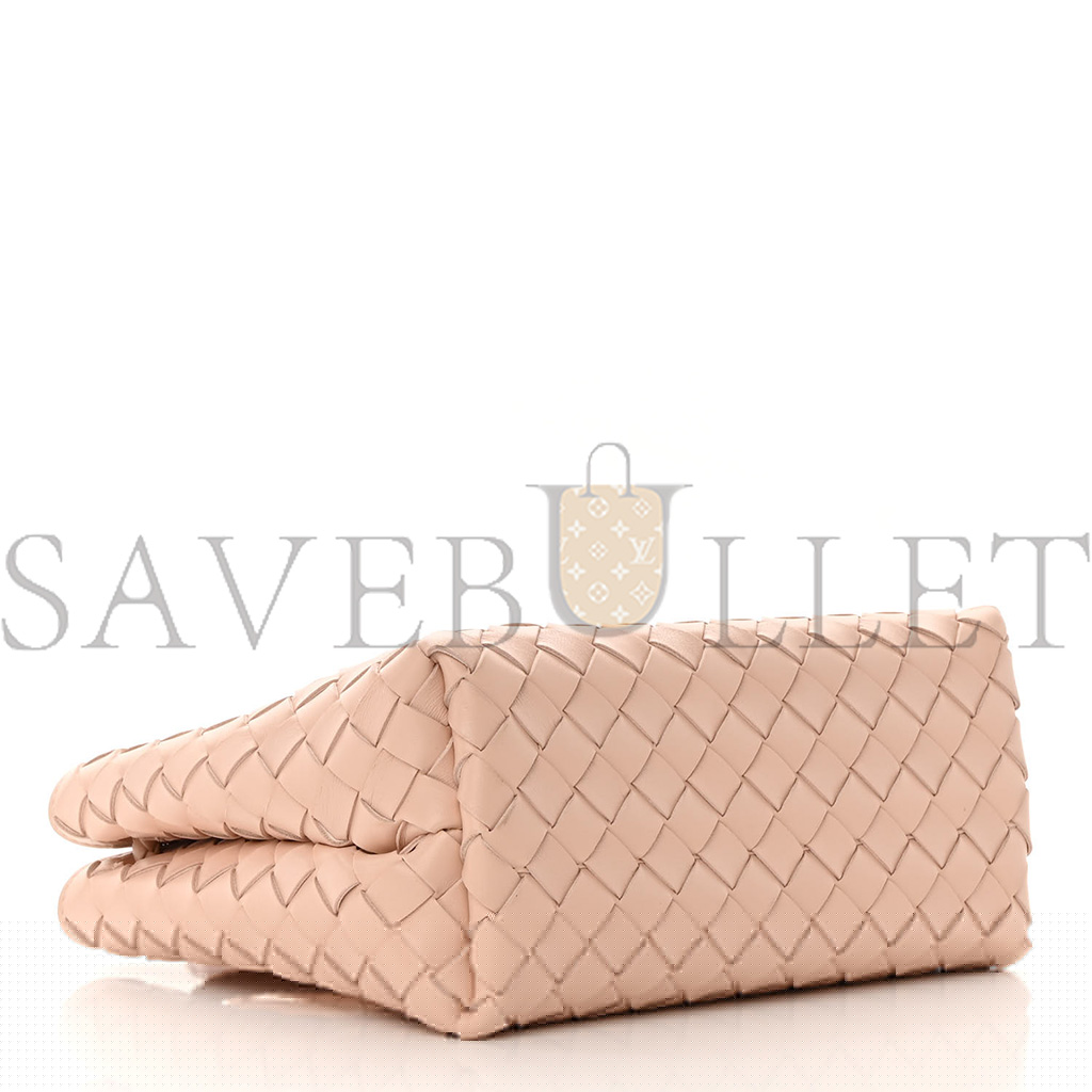 bo*te*ga Ve*ne*ta nappa intrecciato small andiamo shoulder bag nude  (25*20*10cm)