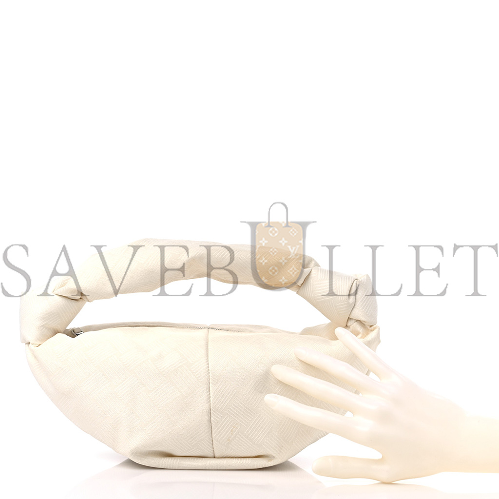 bo*te*ga Ve*ne*ta jacquard mini double knot bag ivory  (28*10cm)
