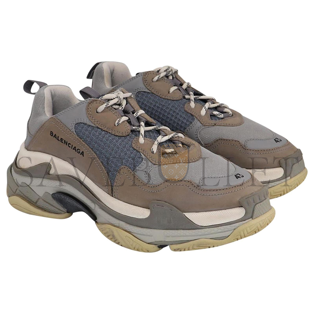 Ba*len*cia*ga triple s sneakers in grey polyurethane 536737w09o11259