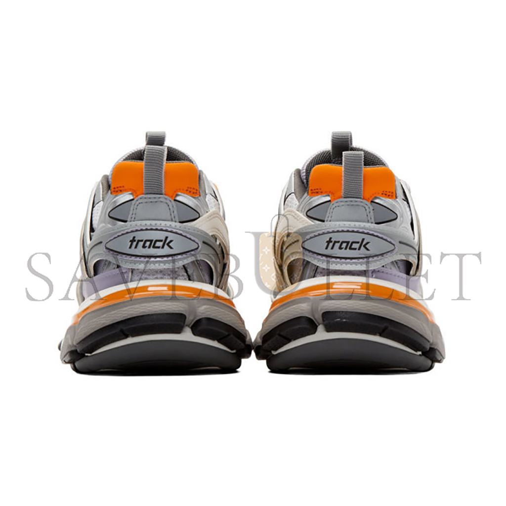 Ba*len*cia*ga grey and purple track sneakers 542436w1gb41465