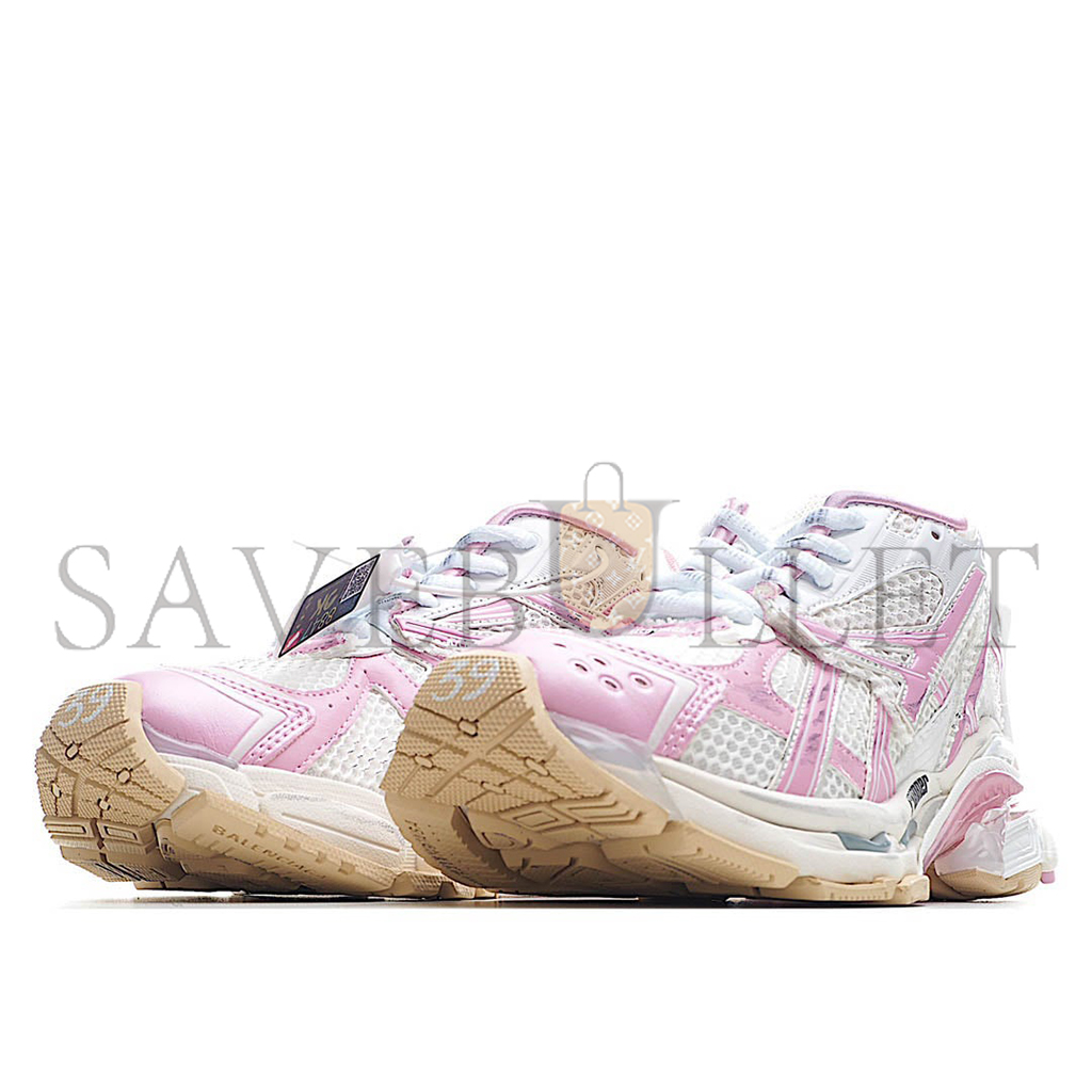 Ba*len*cia*ga runner mesh trimmed nylon sneakers 677402w3rb39059