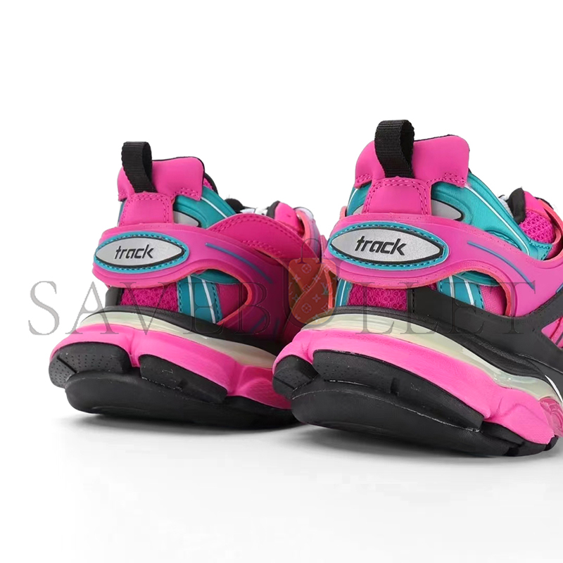 Ba*len*cia*ga  mesh fabric womens track sneakers pink black 542436w2la12048