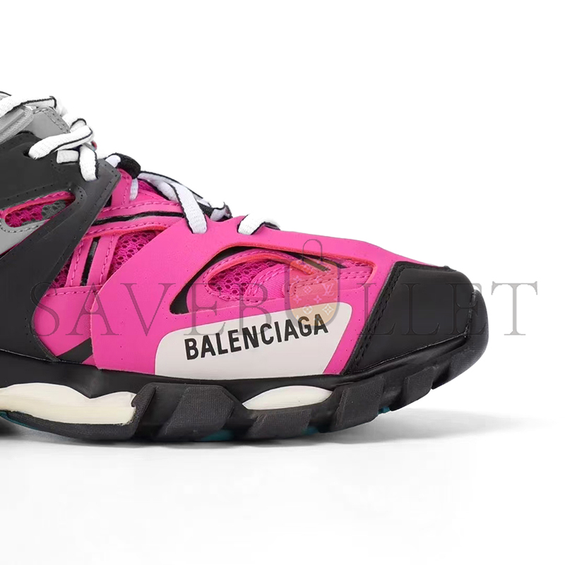 Ba*len*cia*ga  mesh fabric womens track sneakers pink black 542436w2la12048