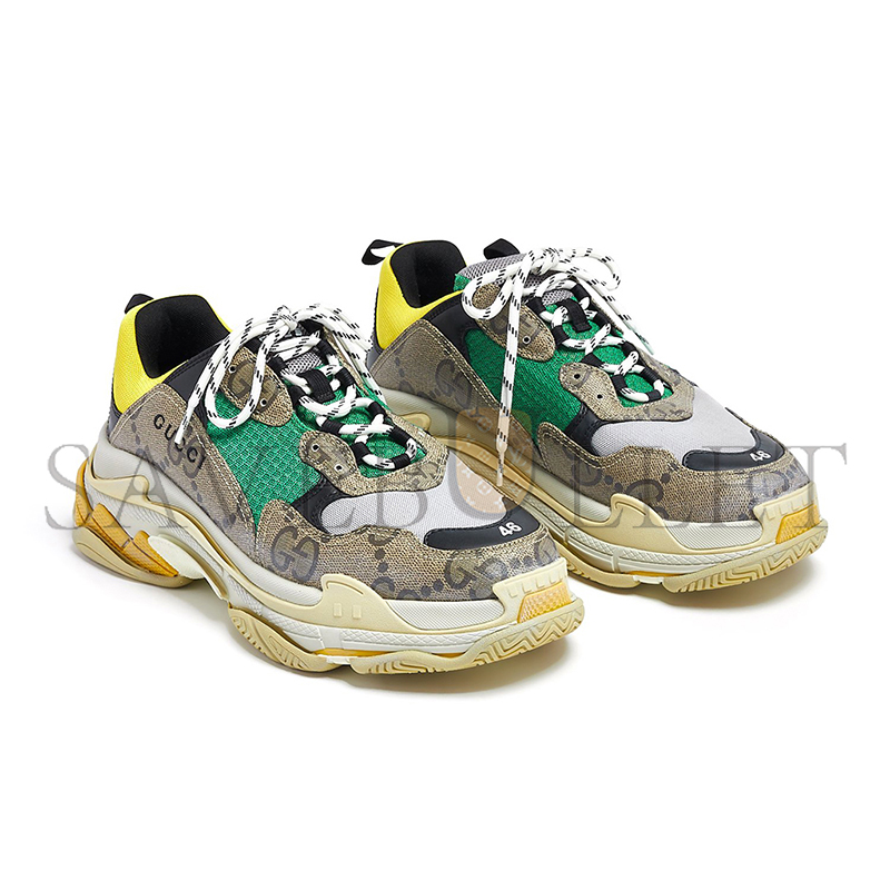 Ba*len*cia*ga x g*u*i pre-loved the hacker project triple s sneakers 681067umo209766
