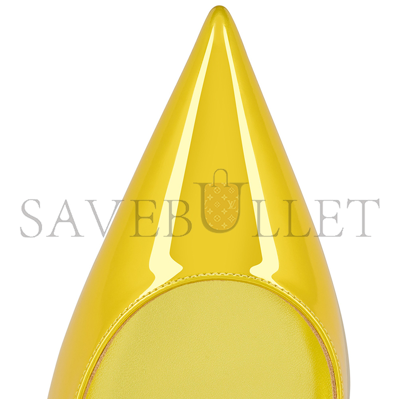 Ch**an louboutin miss z 100 mm pumps-laminated calf leather-delight-women 1250650y448