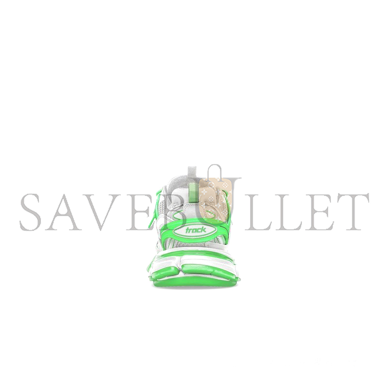 Ba*len*cia*ga track sneakers in white green 542023w3rl19035