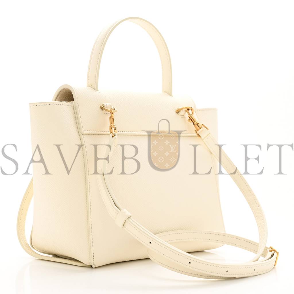 Ce**e grained calfskin nano belt bag white  (15*14*8cm)