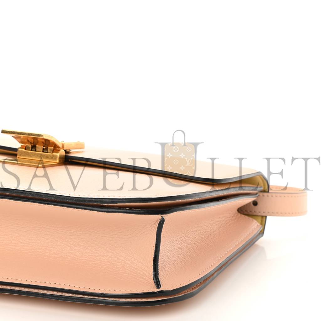 goatskin Ce**e goatskin medium classic box flap bag dune (23*18*6cm) box flap bag dune